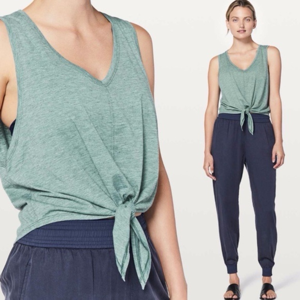 Lululemon “KNOT GONNA  FLY” tank top, size 8 - Picture 2 of 5